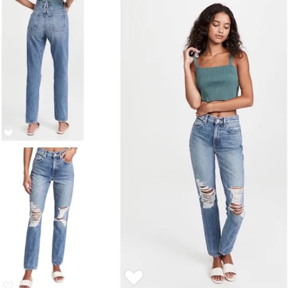 SLVRLAKE Roxy High Rise Jean In After The Storm 23 NWT!